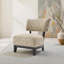 Fauteuil d'appoint sans accoudoirs et pieds inclinés-295150253