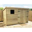 Kristen 10 ft. W x 7 ft. D Solid Wood Garden Shed-423886699
