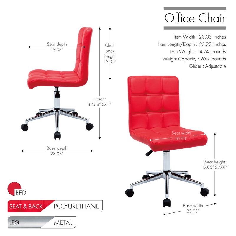 Office Chair, Red