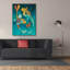  «Ornamental Koi 2» par Chariklia Zarris, art mural sur toile, 40 po x 54 po-1635206244