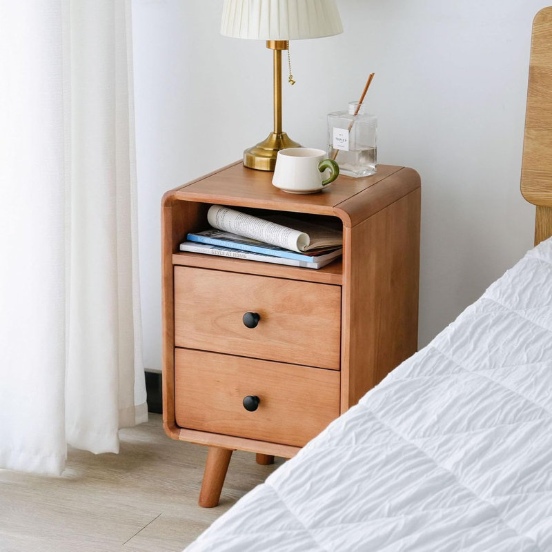 Solid Wood Bedside Table