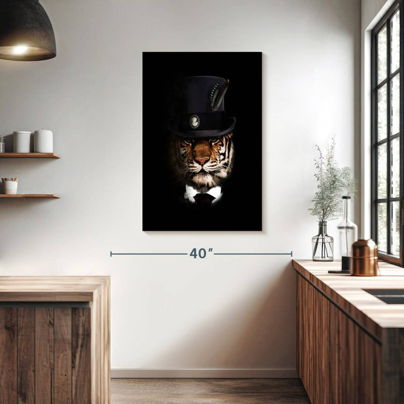 Ketti Classy Tiger I, 39" H x 26" W