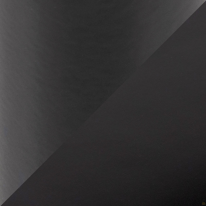 Banc en métal noir et similicuir noir, Noir