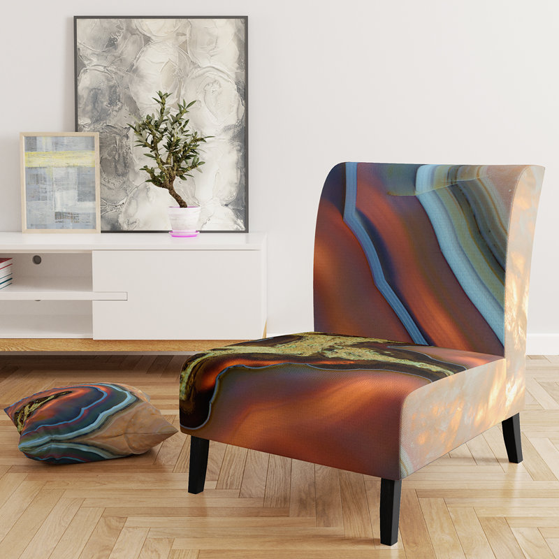 Fauteuil de chambre rembourré Mid-Century