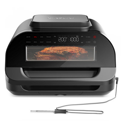 Kloudic Electric Grill 93'' Smokeless Non Stick Electric Grill & Panini Press with Lid