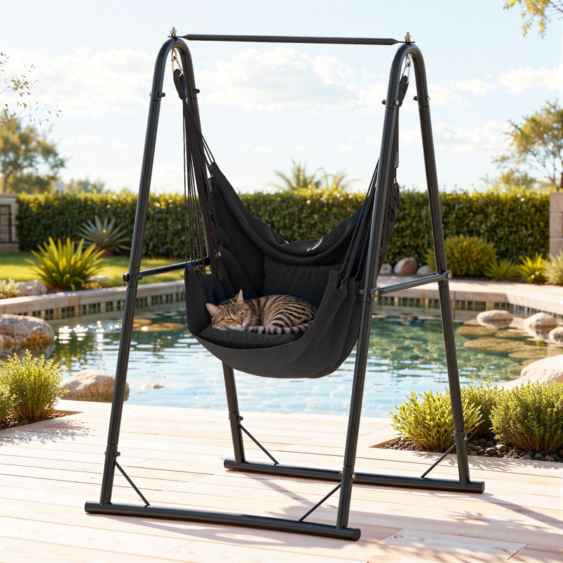 150 Person Porch Swing, Black