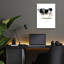  «Cow State Ohio» par John Hovenstine, art mural en verre acrylique, 12 po x 16 po