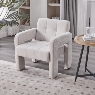 Fauteuil moderne minimaliste, fauteuil rembourré pour salon, chambre à coucher, bureau