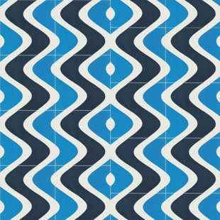 Surfside 8" x 8" Cement Patterned/Concrete Look Wall & Floor Tile