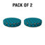 Decorative Indoor Outdoor Waterproof Round Cushion Cover, Patio UV Resistant Seat Cushion Cover-211270606