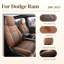 Housse de siège en cuir Red Rain Brown adaptée pour la cabine de l'équipage Dodge Ram 1500 2011-2018
