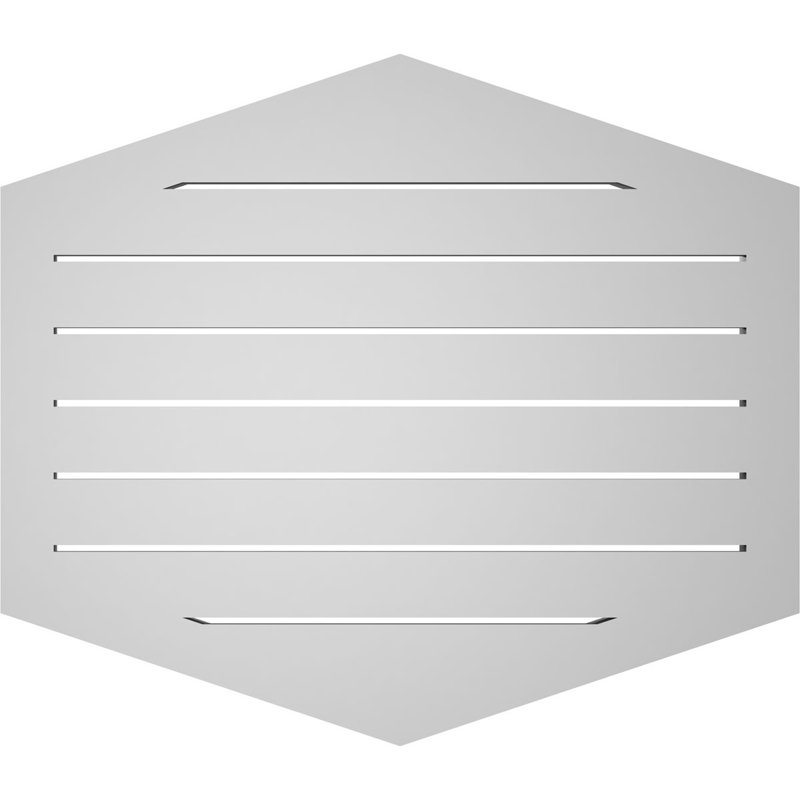 Pente verticale verticale en uréthane 4 pi, H 1,5 po x l 30 po x L 26 po