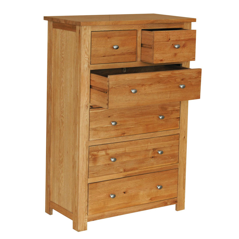 Ellis Solid Wood 83cm W 6 - Drawer Chest of Drawers