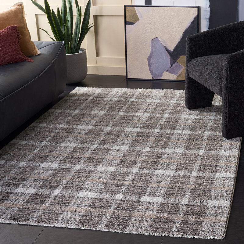 Tapis à carreaux Oxford Plaids 300 Performance, Rectangle 6 pi 7 po x 9 pi