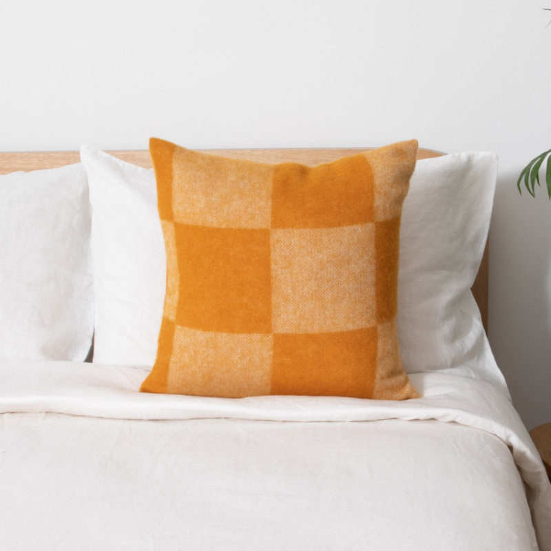 Square Cushion, Orange