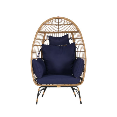 Fauteuil d'œuf robuste avec coussin durable et tissu respirant