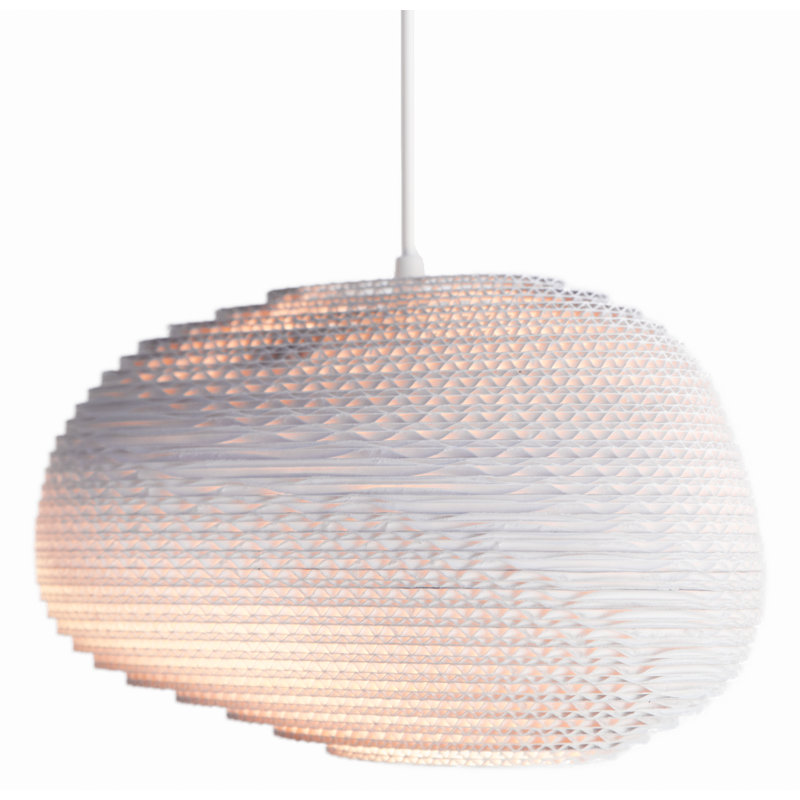 Luminaire suspendu Scraplights Pebbles Alki - blanc, Blanc