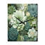 Horloge murale florale verte-111742643