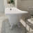 61" x 28" Freestanding Soaking Acrylic Bathtub