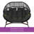 Alpharetta Cuddle Wicker Outdoor Lounge Chair with Cushion