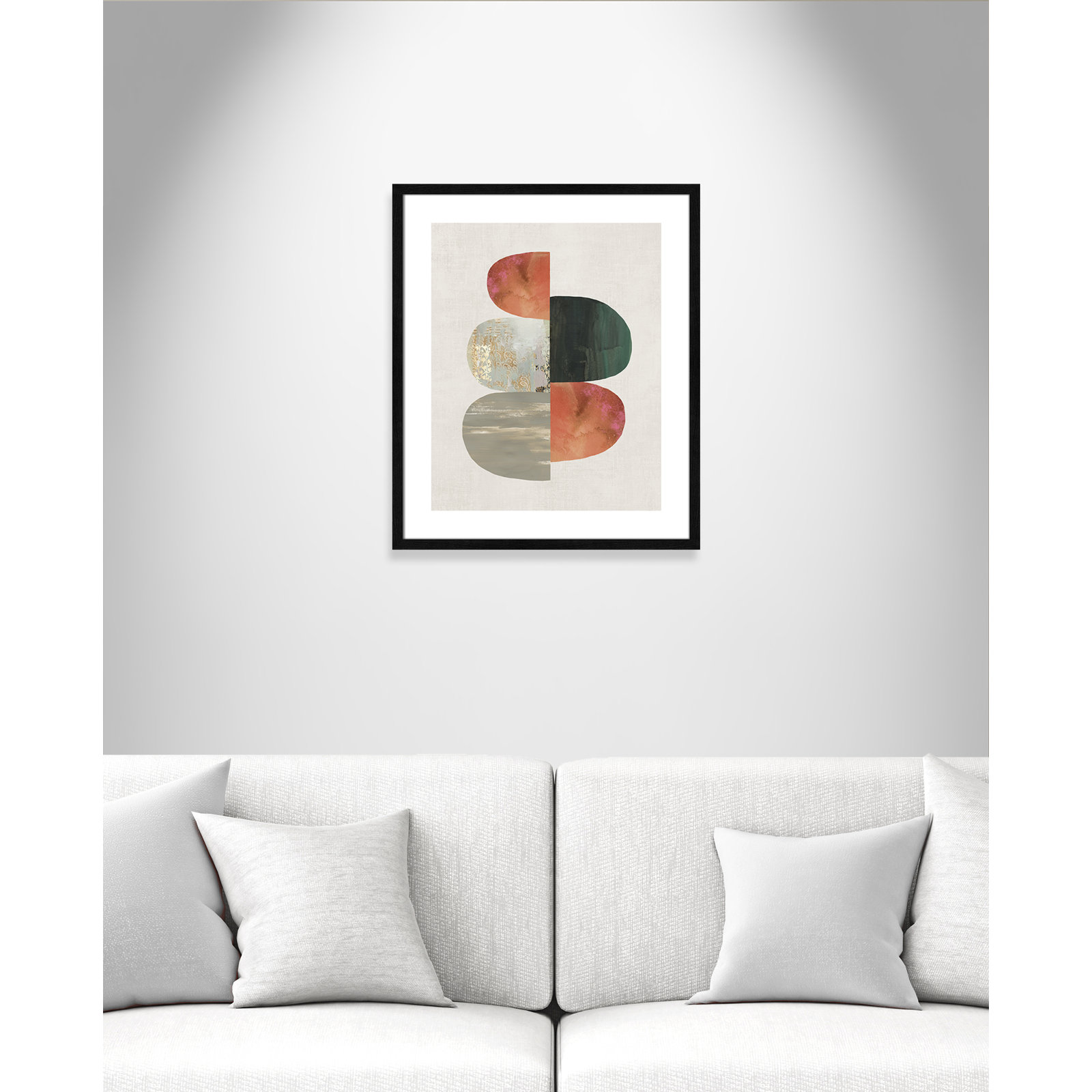 Westcreek "Evolving Energy II" Print by Tom Reeves, Framed Print, 25.5" H x 21.5" W, Black