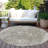 Machine Washable Indoor/Outdoor Xhevrie Pewter Rug-389055846