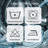 4 PCS Full Sheet Set Aqua-130781437