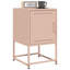 Aujah 36cm W Steel Bedside Table-536426986