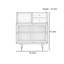 Petite vitrine de rangement domestique-122018741