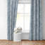 Shellabrate Cornflower Cotton Grommet Top Drapery Panel Set of 2-624304964