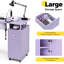  Bureau à clous professionnel Kylan avec dépoussiéreur, coussin chauffant et multi-rangements-438162913