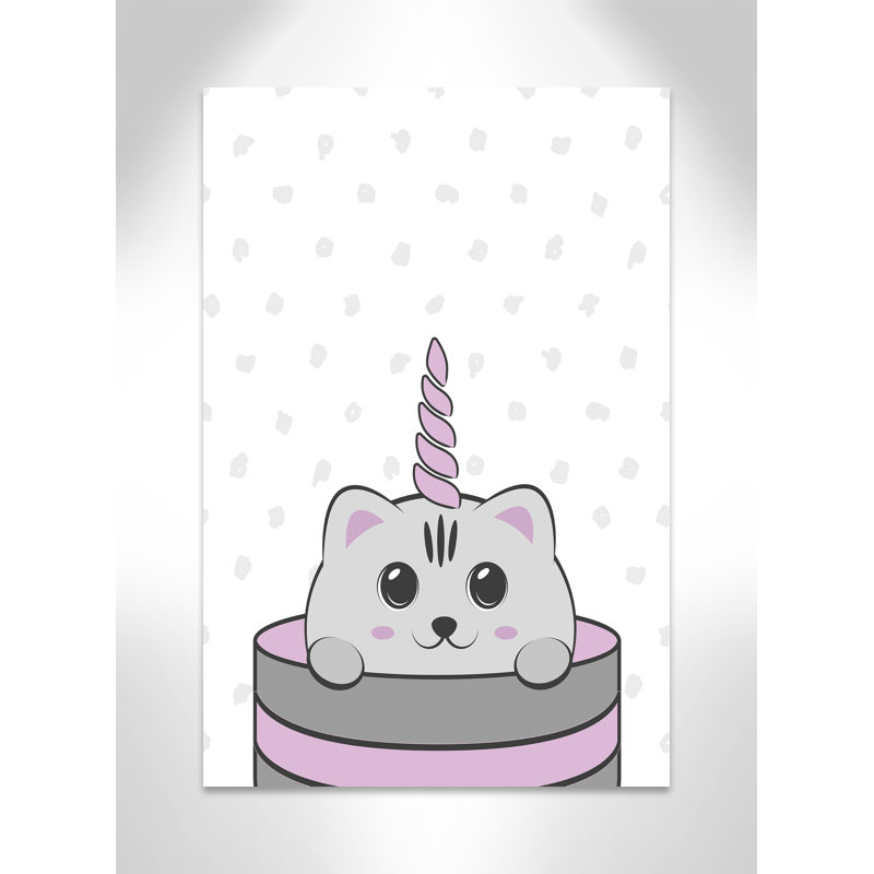 Art sur toile caticorn, H 36 po x l 24 po x P 1,5 po