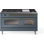 Cuisinière à double combustible de 60 po avec 9 brûleurs scellés et plaque chauffante (porte vitrée) ILVE Nostalgie II Series