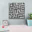 «Epic Graffiti» Square Decorative Batik 5 »par Alonzo Saunders, art mural sur toile, 12 po x 12 po