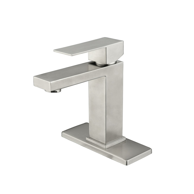 Single Hole Bathroom Faucet, Brushed Nickel