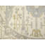 Tapis oriental rond Oushak Chobi Mute