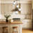 Adjustable Height 4 Lights Metal Body Cluster Pendant