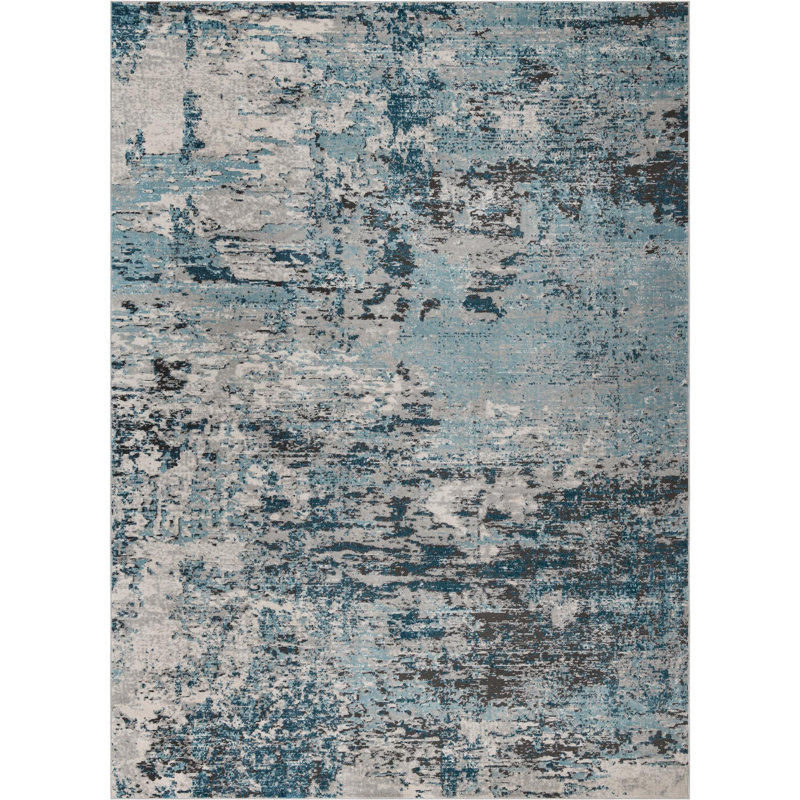 Abstract Indoor Rug, Rectangle 10' x 14'1"