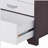 White and Black 3-drawer Rectangular Accent Table-1306822114