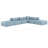 Houswerth Upholstered L-Shaped Sectional Reversible-94884345