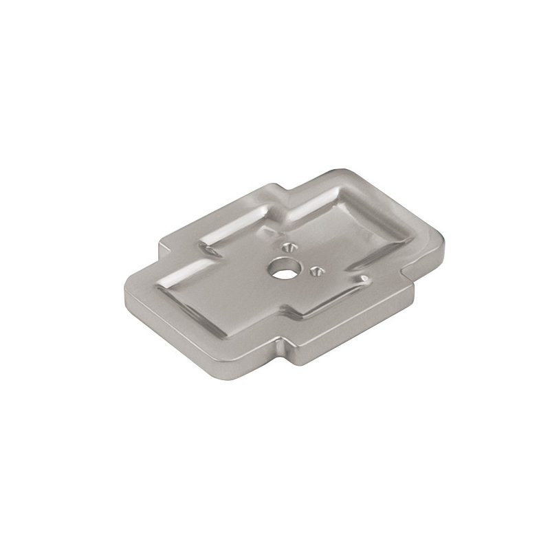 Coventry Knob Backplate, Satin Nickel