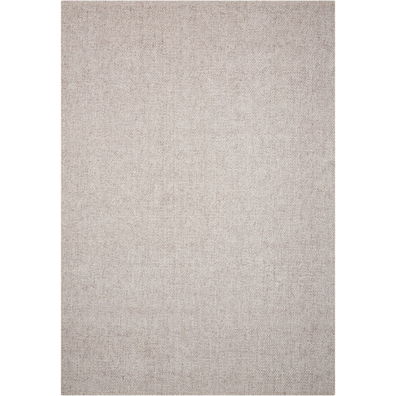 Tobiano Solid Colour Hand Woven Area Rug, Rectangle 122 x 183cm