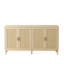 Buffet naturel à 4 portes avec tablettes réglables 70 po Natural-1003389091