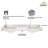 61'' Marble Double Bathroom Vanity Top with Sink