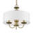 Lampert 3-Light Dimmable Drum Chandelier with Fabric Shade-1429370831
