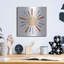 Ebern Designs «Rustic Rainbow Sun» par Heidi Kuntz, art mural en métal, 12 po x 12 po-1392349397