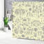 Rideau de douche Frog Pond Celebration Scène 72 x 72 po (183 x 183 cm) pour salle de bain