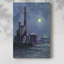 Usine au clair de lune - Toile tendue avec châssis par Maximilien Luce-1893971685