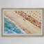 Beach Blanket Rows 1 Piece Single Picture Frame Painting-37905809