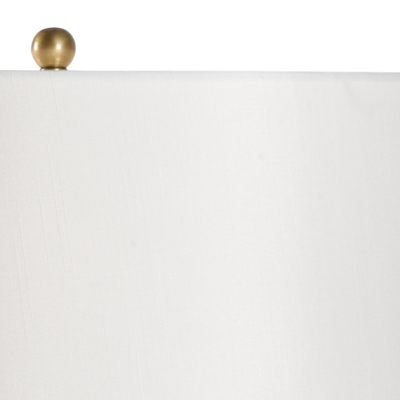 Chelsea House Petite Column 31.5" White Table Lamp
